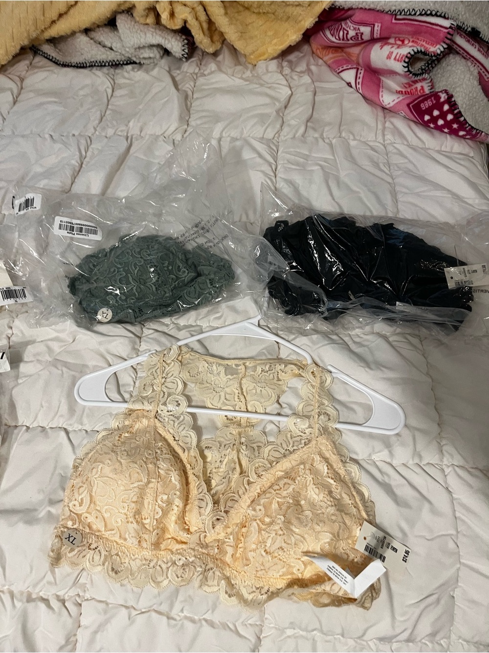 Aeropostale Lace Bralettes with Scalloped Trim